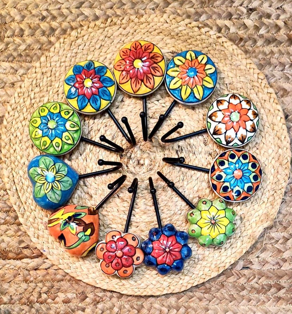 Ceramic Hooks | Set of 11