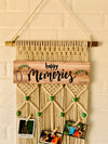 Happy Memories Macrame Photo Hanger | Brown