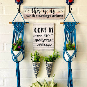 Blue Entrance Combo | Wall Decor