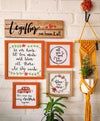 In our home let love abide | Wall decor