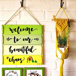 Welcome to our chaos combo | Wall Decor