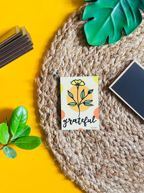 Grateful | 3.5x2.5 Inches Magnet