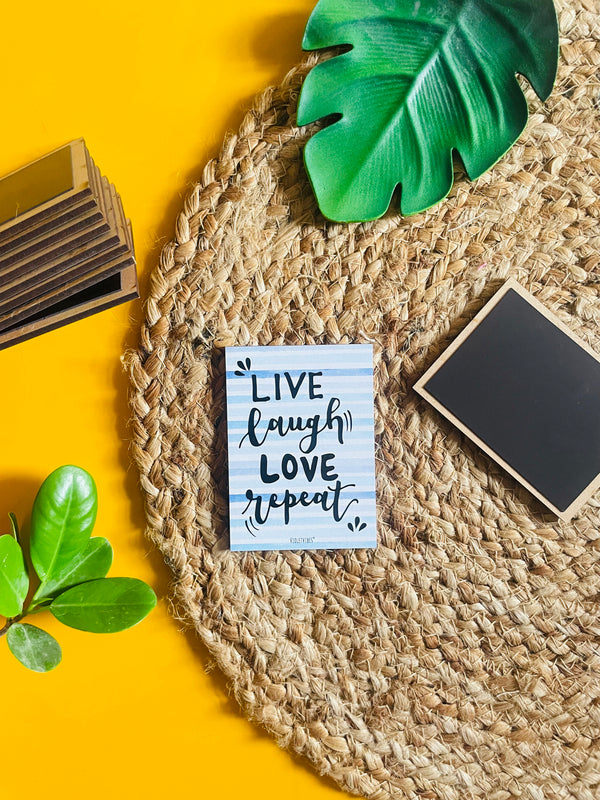 Live Love Laugh Repeat | 3.5x2.5 Inches Magnet