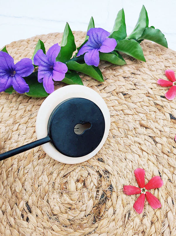 Ceramic Hooks | Orange Heart