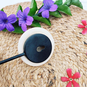 Ceramic Hooks | Orange Round