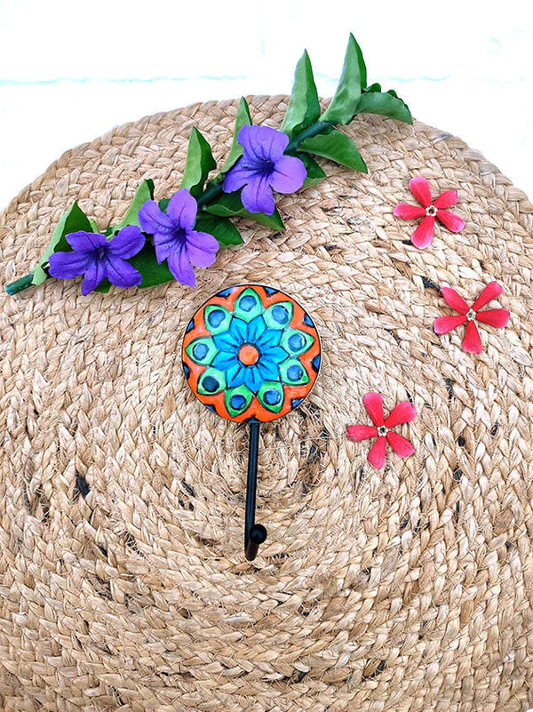 Ceramic Hooks | Orange Round