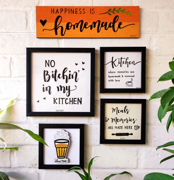 Kitchen Decor with 3D Frame | Tea Edition