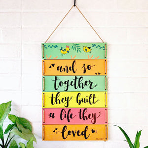 And so together | Multi Tier Hanging | Bold