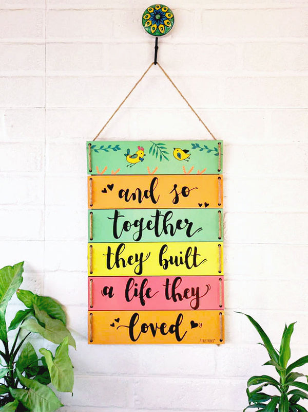 And so together | Multi Tier Hanging | Bold