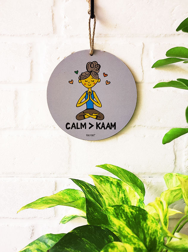 Calm> Kaam |  6 inches Round Hangings