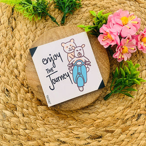 Enjoy the journey | 3x3 inches Magnet