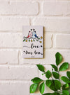 Love lives here | 6x4 inches Magnet/Stick-on