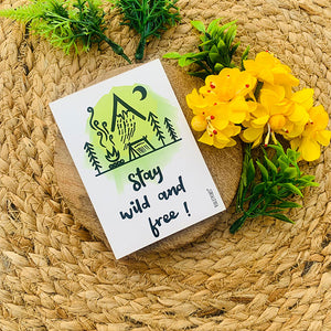 Stay wild and free | 3.5 x 2.5 inches Magnet