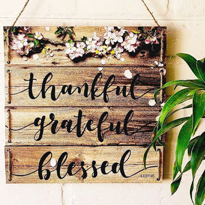 Thankful, Grateful, Blessed | Multi Tier Hanging