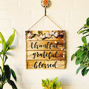 Thankful, Grateful, Blessed | Multi Tier Hanging