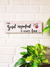 Secret ingredient is always love  | 13 x 4 inches rectangular plank