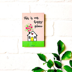 This is our happy place | 3.5 x 2.5 inches Magnet