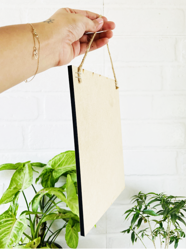 This kitchen is seasoned with love | 9 x 7 inches Wooden Boards