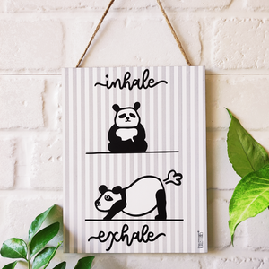 Inhale exhale | 9 x 7 inches Wooden Boards