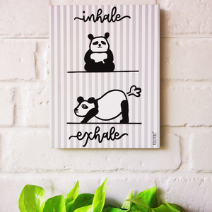 Inhale exhale | 9 x 7 inches Wooden Boards