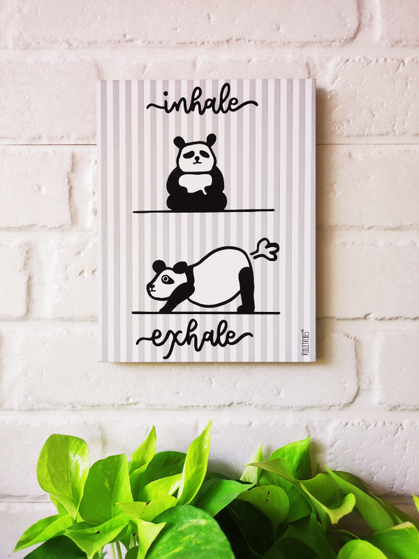 Inhale exhale | 9 x 7 inches Wooden Boards