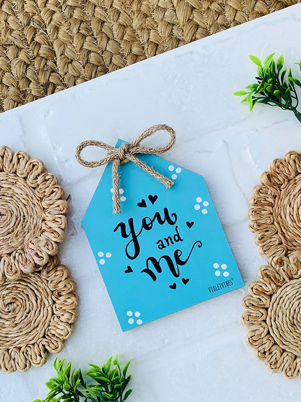 You and me | 5 x 5 inches Bow Huts